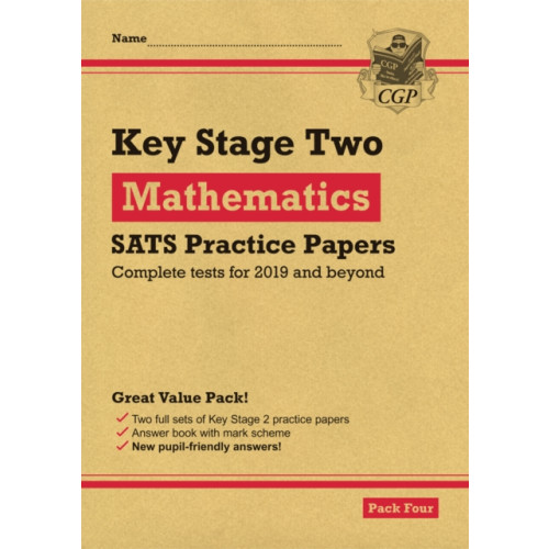 Coordination Group Publications Ltd (CGP) KS2 Maths SATS Practice Papers: Pack 4 - for the 2025 tests (with free Online Extras) (häftad, eng)