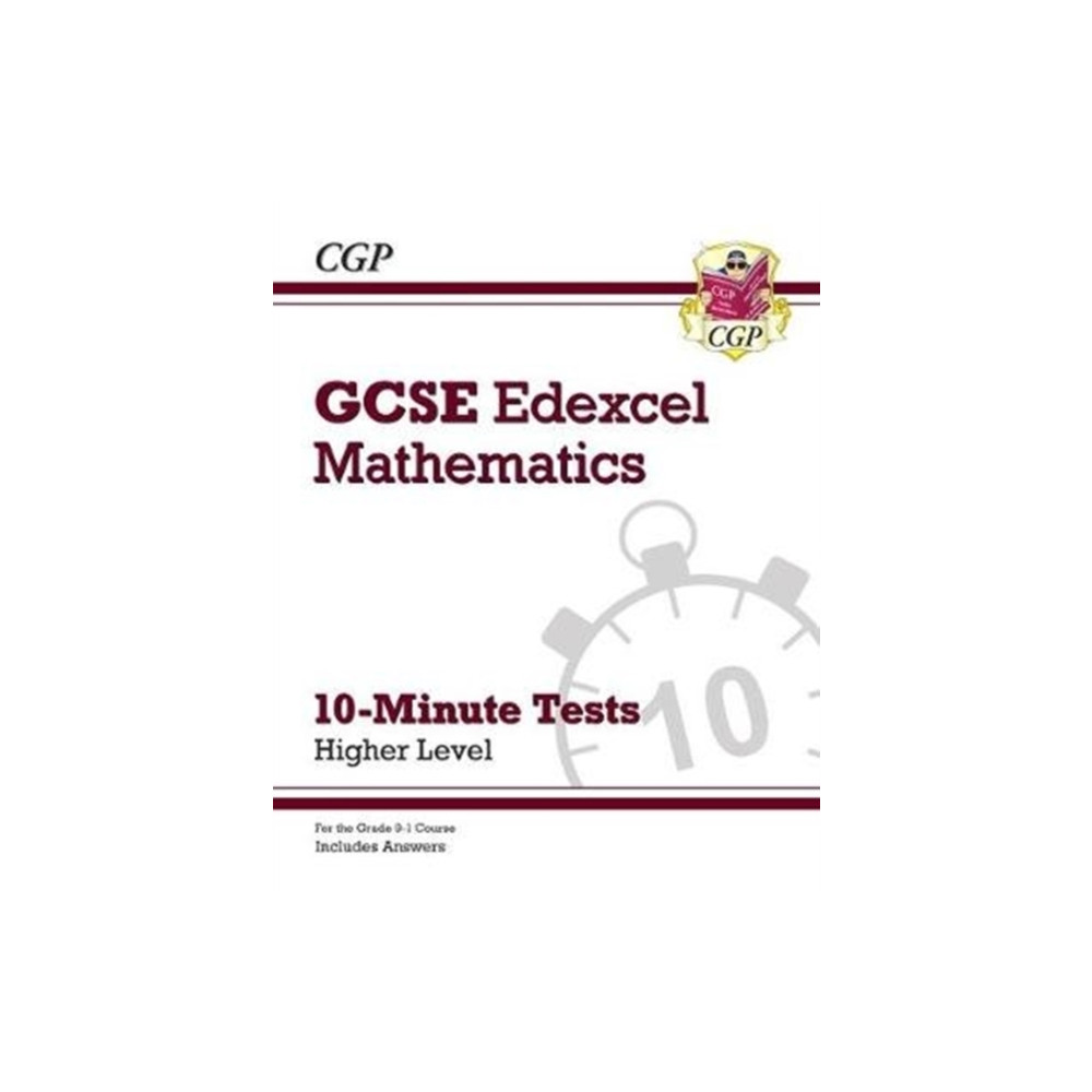 Produktbild för GCSE Maths Edexcel 10-Minute Tests - Higher (includes Answers) (häftad, eng)