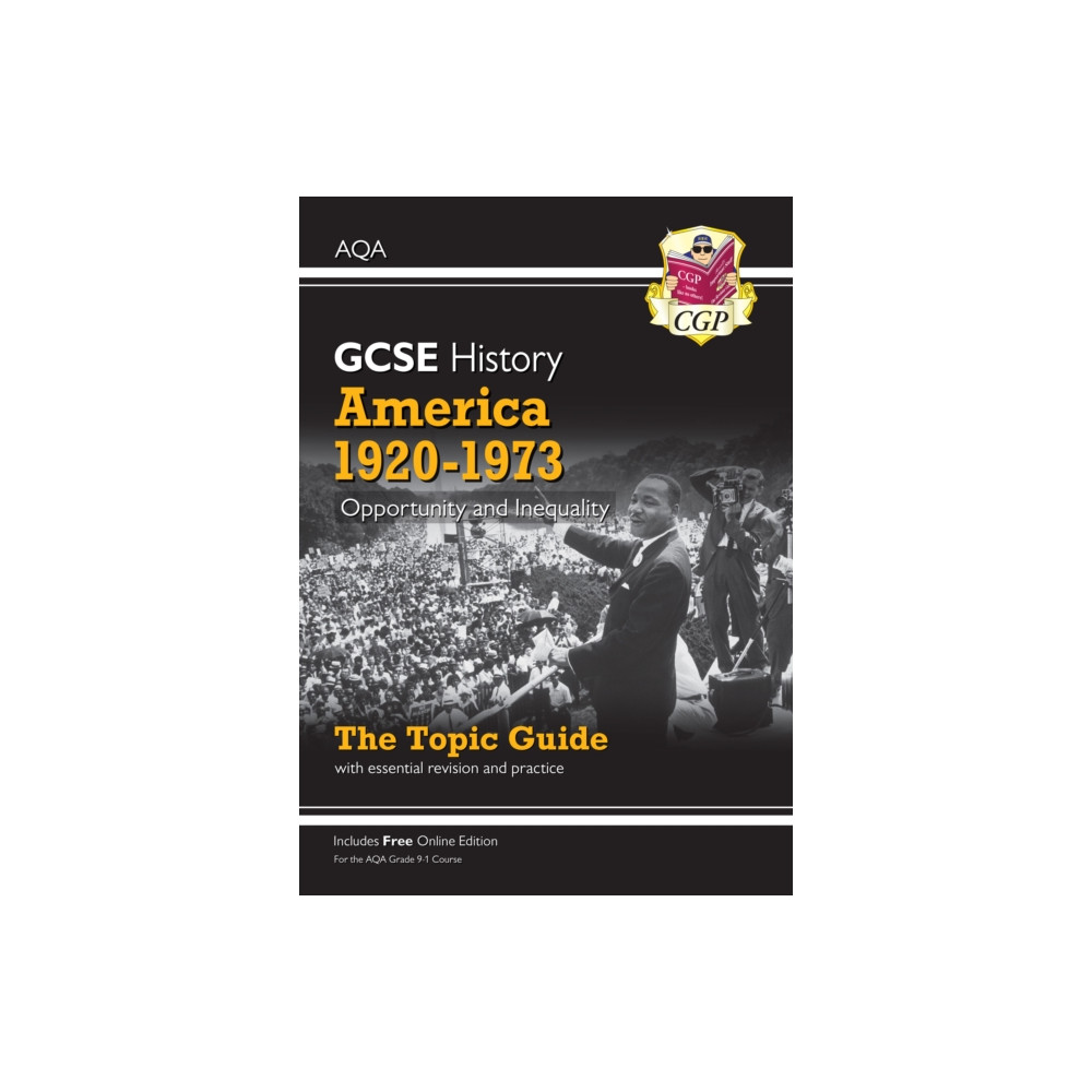 Produktbild för GCSE History AQA Topic Revision Guide - America, 1920-1973: Opportunity and Inequality (häftad, eng)
