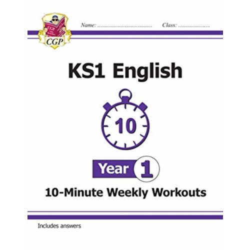 Coordination Group Publications Ltd (CGP) KS1 Year 1 English 10-Minute Weekly Workouts (häftad, eng)