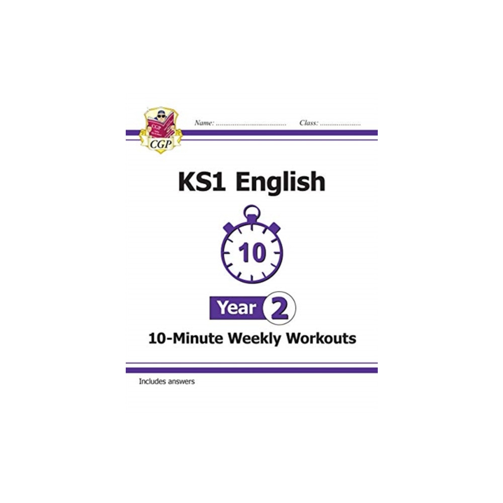 Produktbild för KS1 Year 2 English 10-Minute Weekly Workouts (häftad, eng)