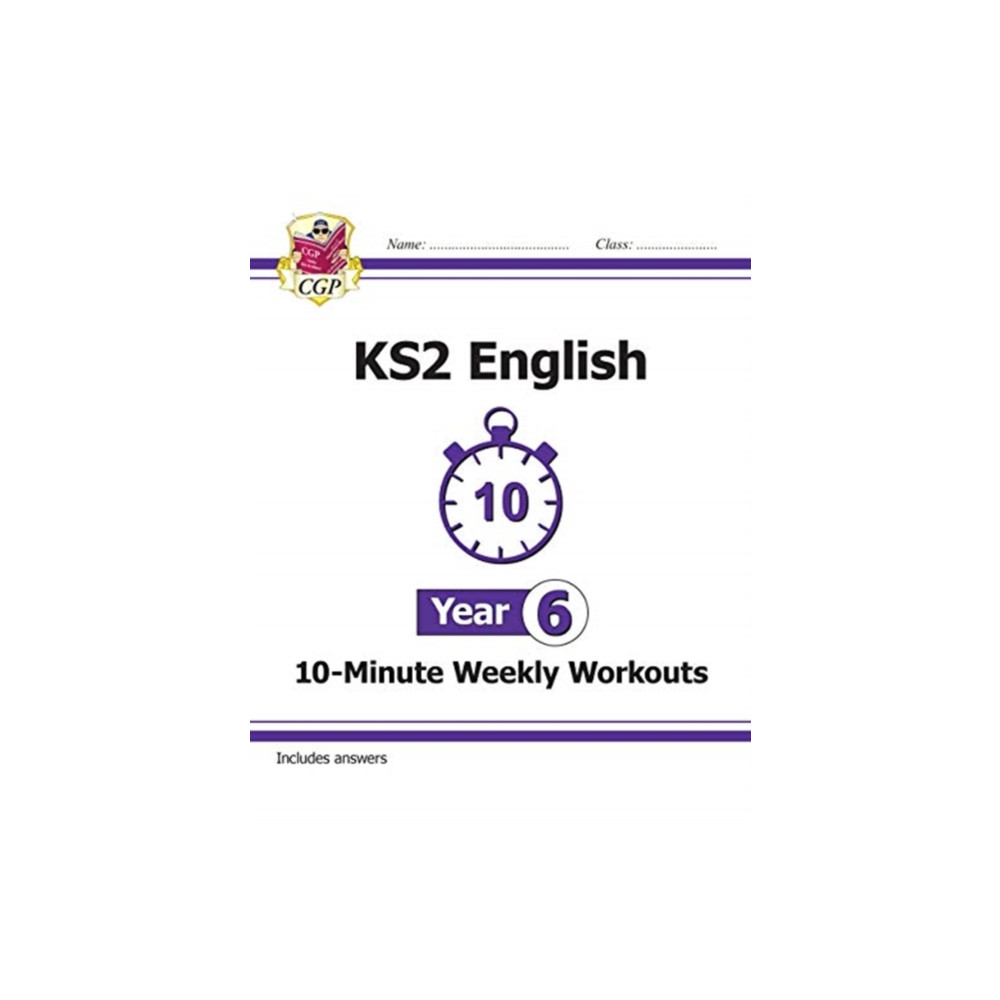 Produktbild för KS2 Year 6 English 10-Minute Weekly Workouts (häftad, eng)