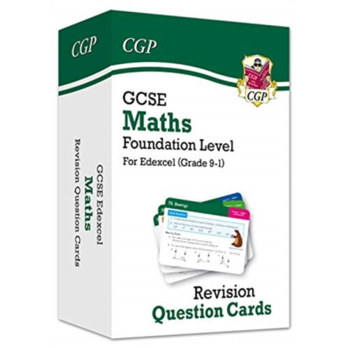 Coordination Group Publications Ltd (CGP) GCSE Maths Edexcel Revision Question Cards - Foundation (inbunden, eng)