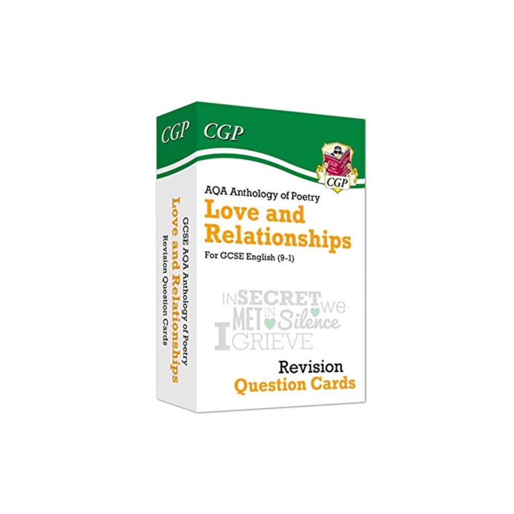 Produktbild för GCSE English: AQA Love & Relationships Poetry Anthology - Revision Question Cards (inbunden, eng)