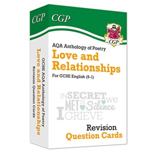 Coordination Group Publications Ltd (CGP) GCSE English: AQA Love & Relationships Poetry Anthology - Revision Question Cards (inbunden, eng)