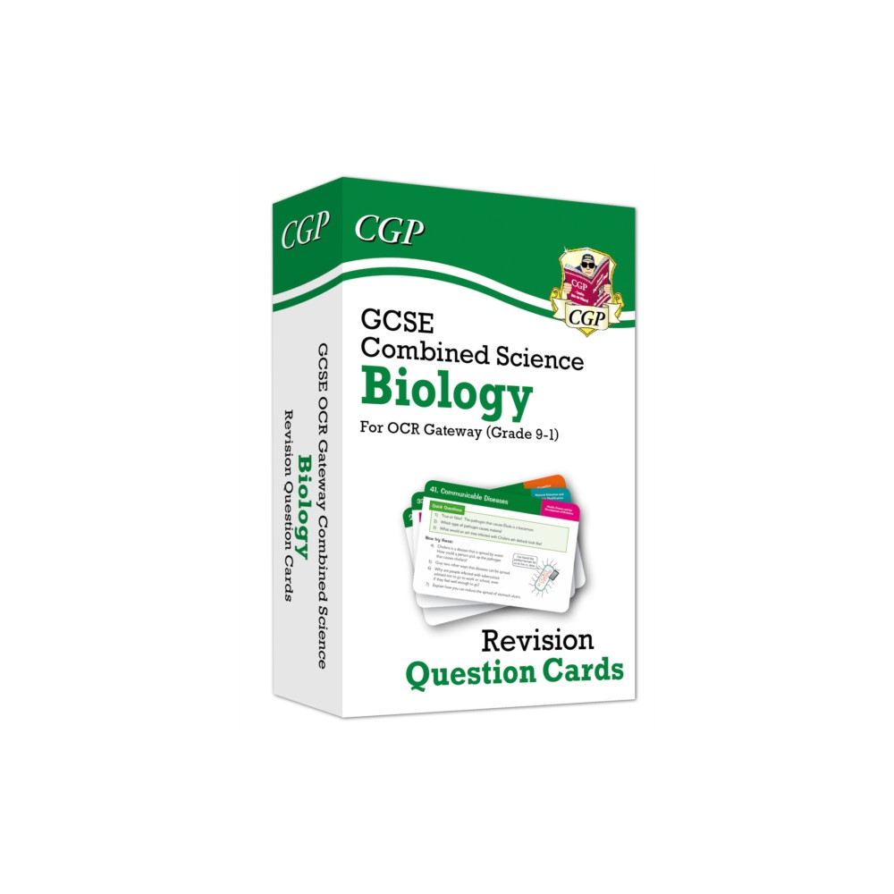 Produktbild för GCSE Combined Science: Biology OCR Gateway Revision Question Cards (inbunden, eng)
