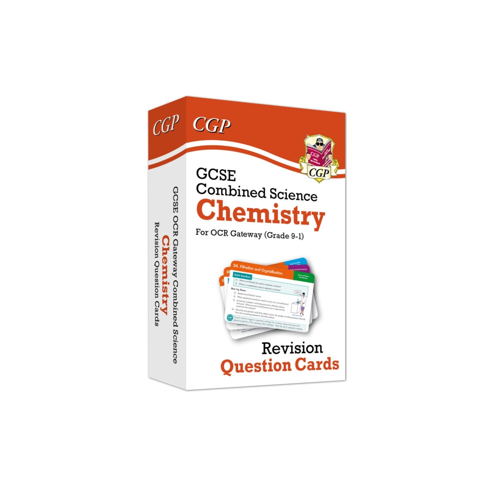 Produktbild för GCSE Combined Science: Chemistry OCR Gateway Revision Question Cards (inbunden, eng)