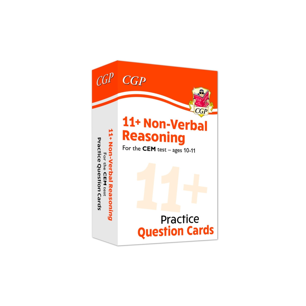 Produktbild för 11+ CEM Non-Verbal Reasoning Revision Question Cards - Ages 10-11 (inbunden, eng)