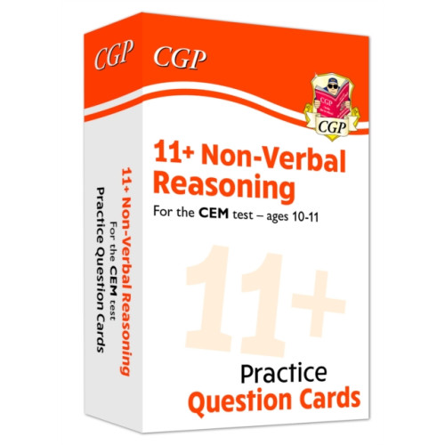 Coordination Group Publications Ltd (CGP) 11+ CEM Non-Verbal Reasoning Revision Question Cards - Ages 10-11 (inbunden, eng)