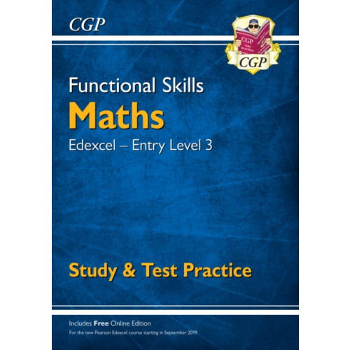 Coordination Group Publications Ltd (CGP) Functional Skills Maths: Edexcel Entry Level 3 - Study & Test Practice (häftad, eng)