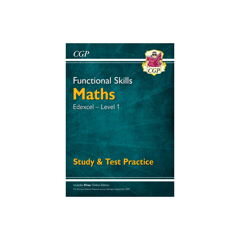 Produktbild för Functional Skills Maths: Edexcel Level 1 - Study & Test Practice (häftad, eng)