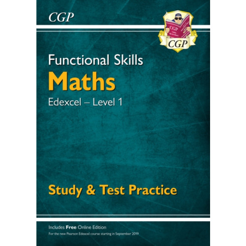 Coordination Group Publications Ltd (CGP) Functional Skills Maths: Edexcel Level 1 - Study & Test Practice (häftad, eng)