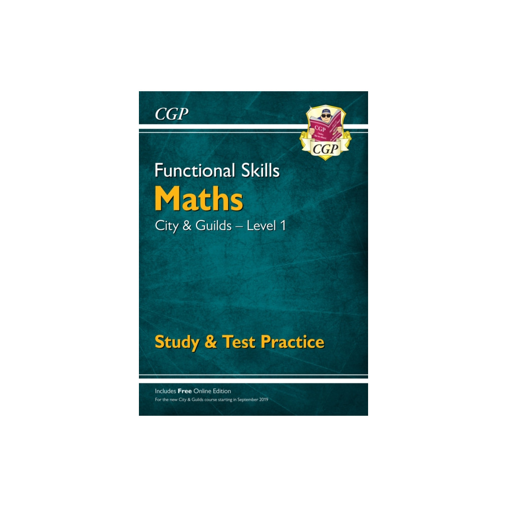 Produktbild för Functional Skills Maths: City & Guilds Level 1 - Study & Test Practice (häftad, eng)