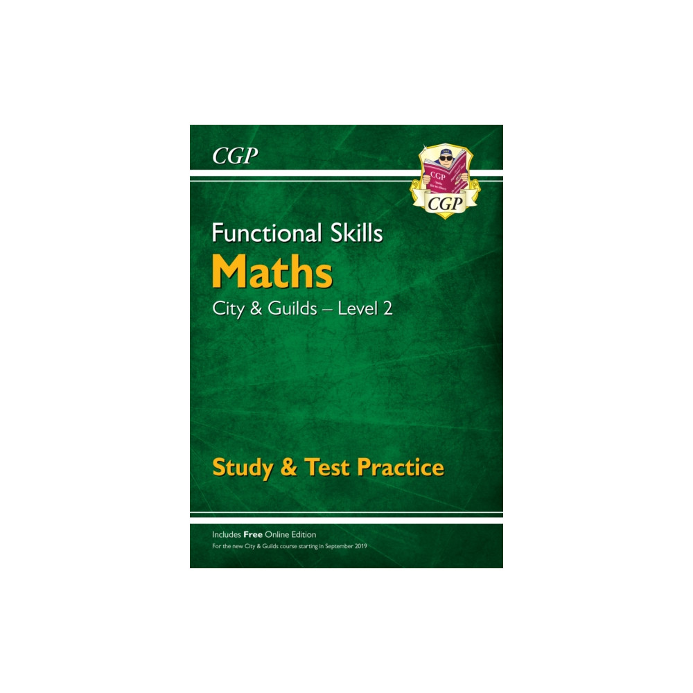 Produktbild för Functional Skills Maths: City & Guilds Level 2 - Study & Test Practice (häftad, eng)
