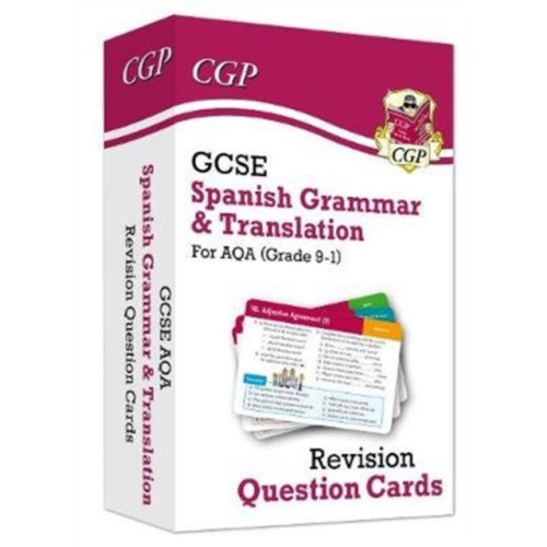 Coordination Group Publications Ltd (CGP) GCSE AQA Spanish: Grammar & Translation Revision Question Cards (For exams in 2025) (inbunden, eng)