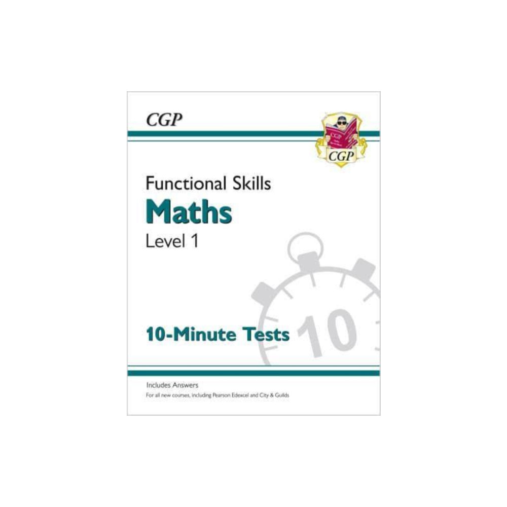 Produktbild för Functional Skills Maths Level 1 - 10 Minute Tests (häftad, eng)