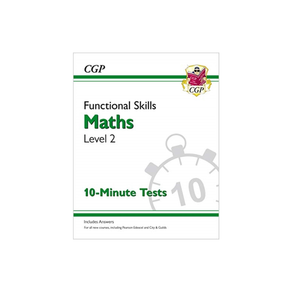 Produktbild för Functional Skills Maths Level 2 - 10 Minute Tests (häftad, eng)