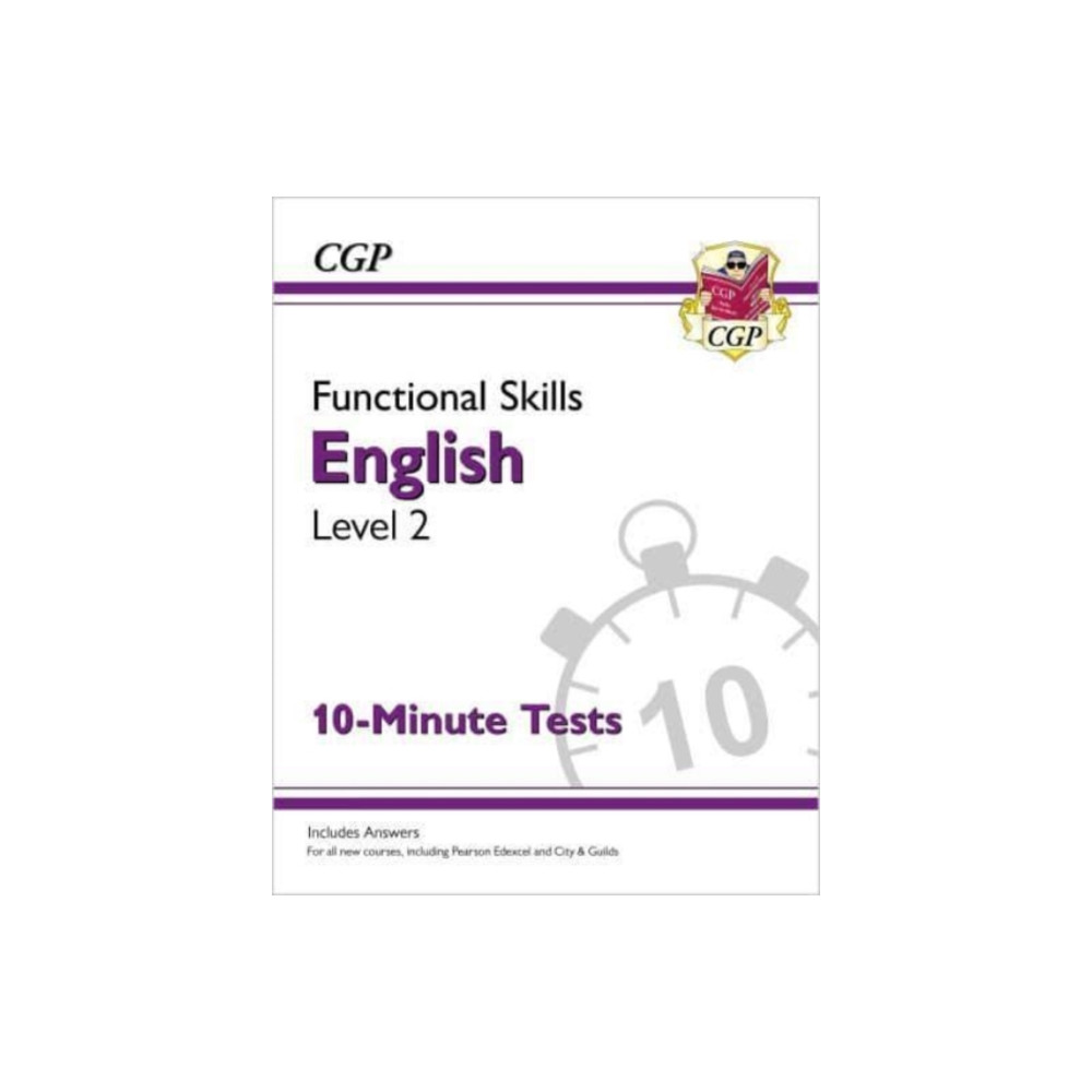 Produktbild för Functional Skills English Level 2 - 10 Minute Tests (häftad, eng)