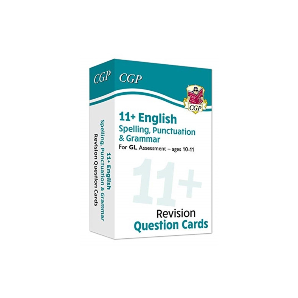 Produktbild för 11+ GL Revision Question Cards: English Spelling, Punctuation & Grammar - Ages 10-11 (inbunden, eng)