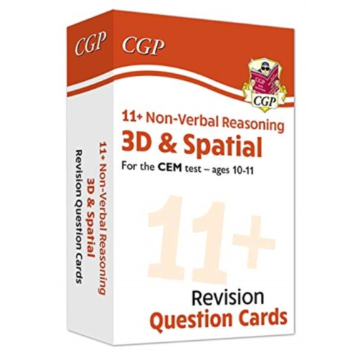 Coordination Group Publications Ltd (CGP) 11+ CEM Revision Question Cards: Non-Verbal Reasoning 3D & Spatial - Ages 10-11 (inbunden, eng)