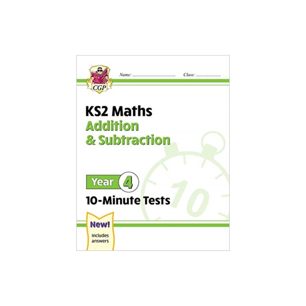 Produktbild för KS2 Year 4 Maths 10-Minute Tests: Addition & Subtraction (häftad, eng)