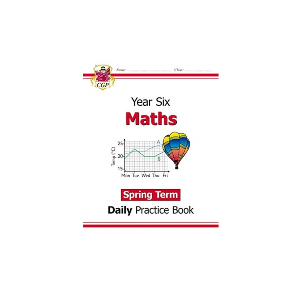 Produktbild för KS2 Maths Year 6 Daily Practice Book: Spring Term (häftad, eng)