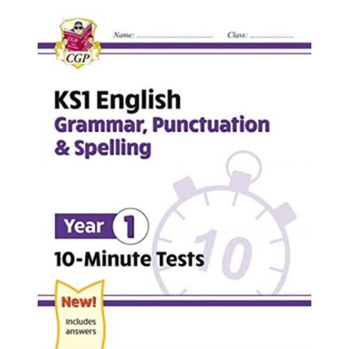 Coordination Group Publications Ltd (CGP) KS1 Year 1 English 10-Minute Tests: Grammar, Punctuation & Spelling (häftad, eng)
