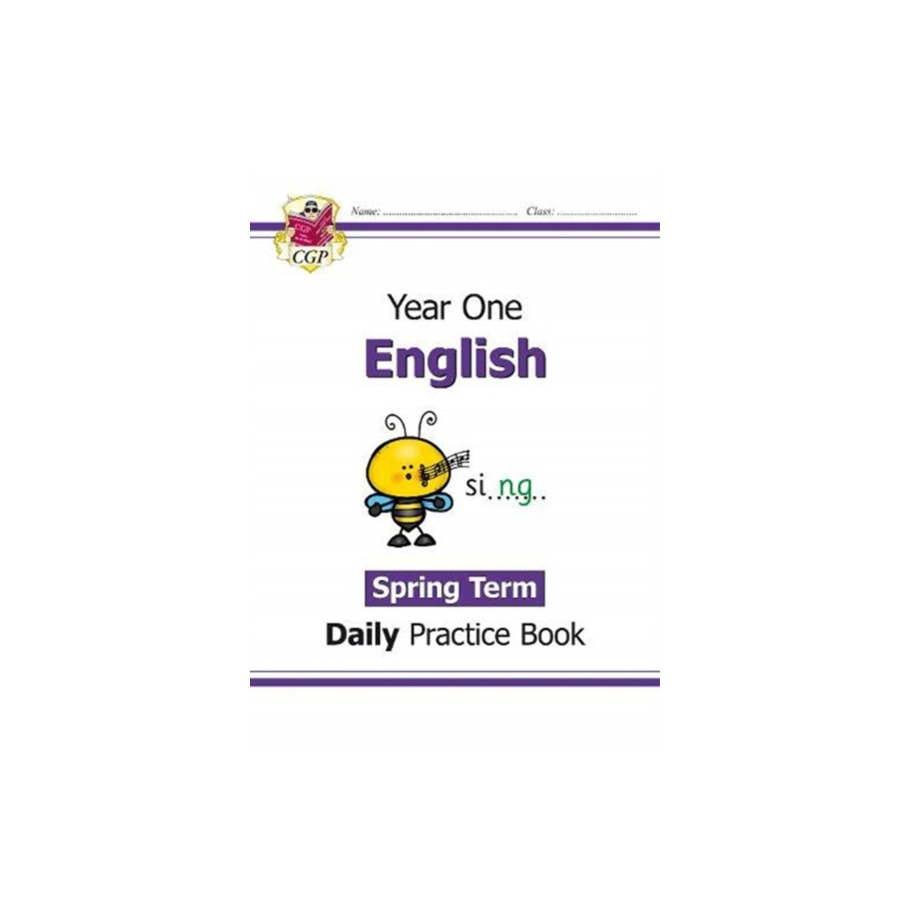 Produktbild för KS1 English Year 1 Daily Practice Book: Spring Term (häftad, eng)