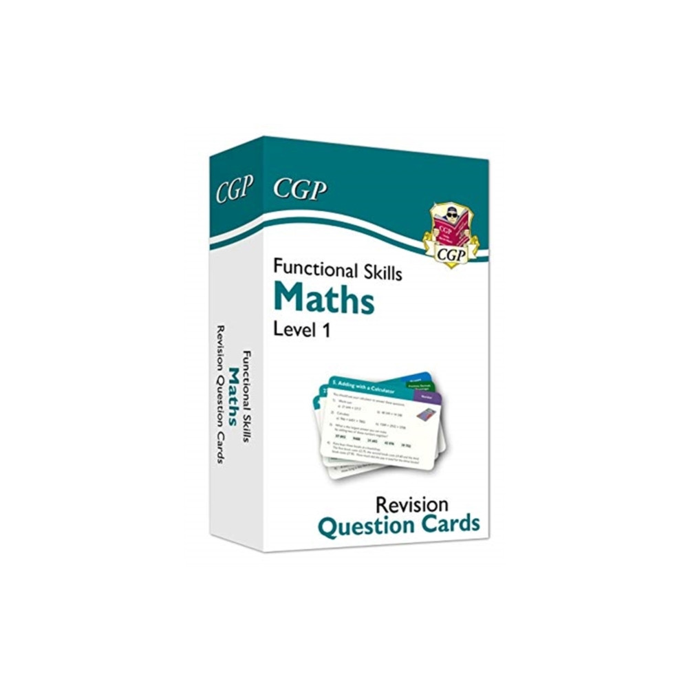 Produktbild för Functional Skills Maths Revision Question Cards - Level 1 (inbunden, eng)