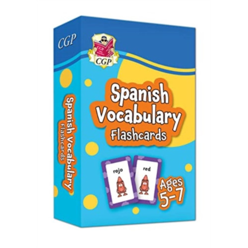 Coordination Group Publications Ltd (CGP) Spanish Vocabulary Flashcards for Ages 5-7 (with Free Online Audio) (inbunden, eng)