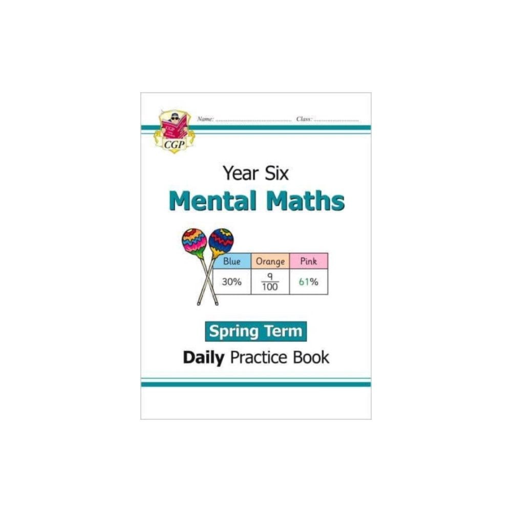 Produktbild för KS2 Mental Maths Year 6 Daily Practice Book: Spring Term (häftad, eng)