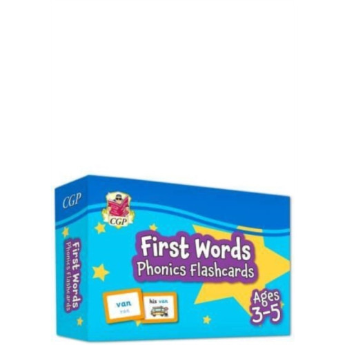 Coordination Group Publications Ltd (CGP) First Words Phonics Flashcards for Ages 3-5 (inbunden, eng)