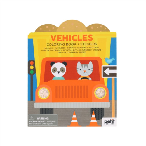 Chronicle Books Vehicles Coloring Book + Stickers (häftad, eng)