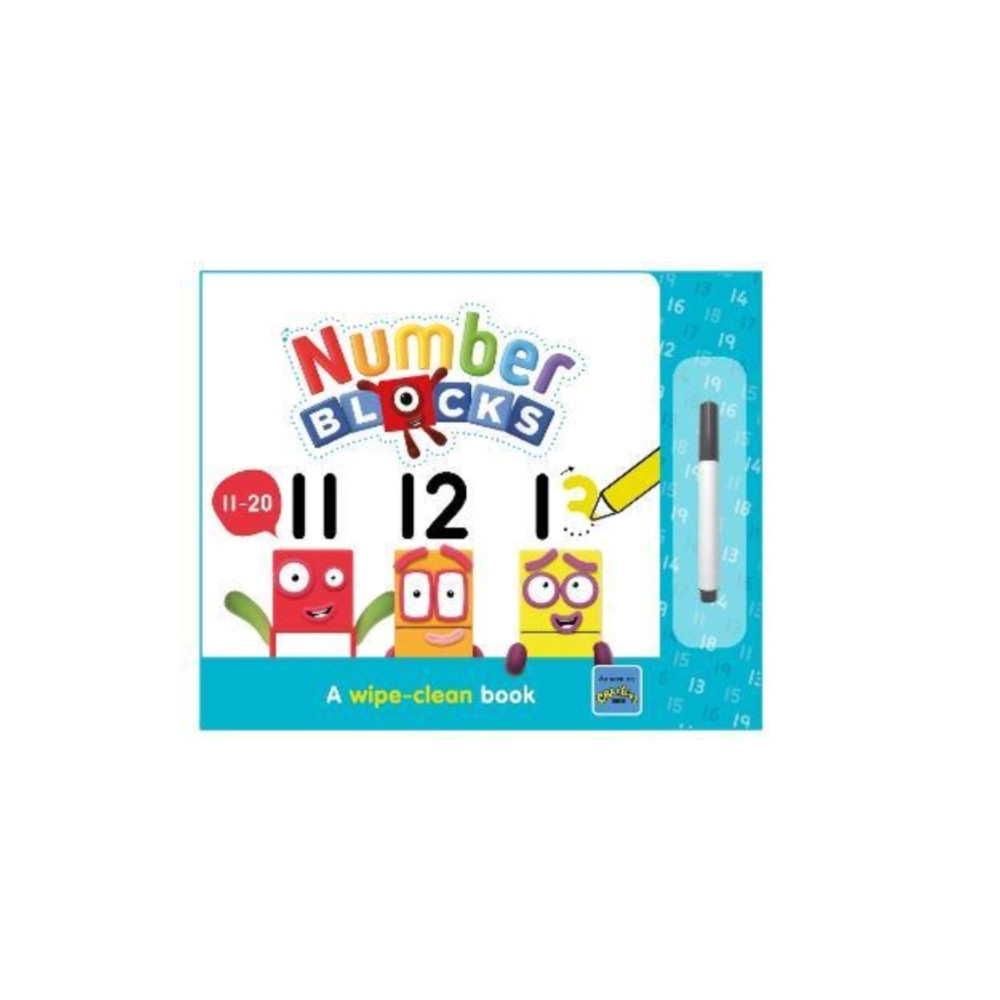 Produktbild för Numberblocks 11-20: A Wipe-Clean Book (bok, board book, eng)
