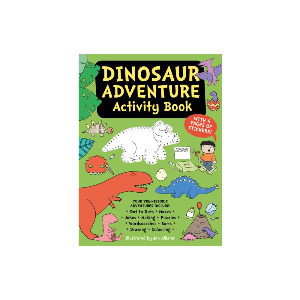 Produktbild för Dinosaur Adventure Activity Book (häftad, eng)