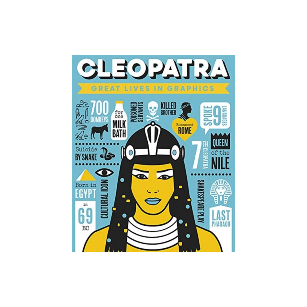 Produktbild för Great Lives in Graphics: Cleopatra (inbunden, eng)