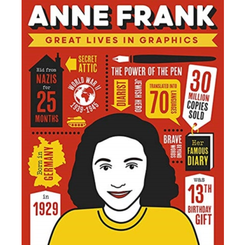 Button Books Great Lives in Graphics: Anne Frank (inbunden, eng)