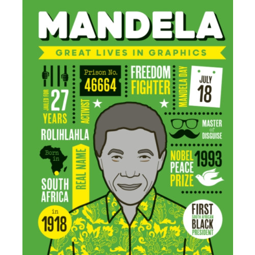 Button Books Great Lives in Graphics: Mandela (inbunden, eng)