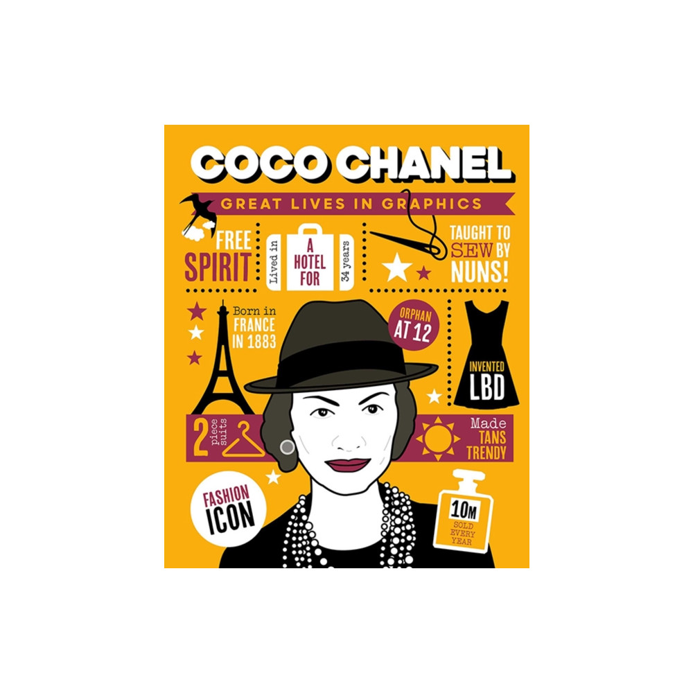 Produktbild för Great Lives in Graphics: Coco Chanel (inbunden, eng)