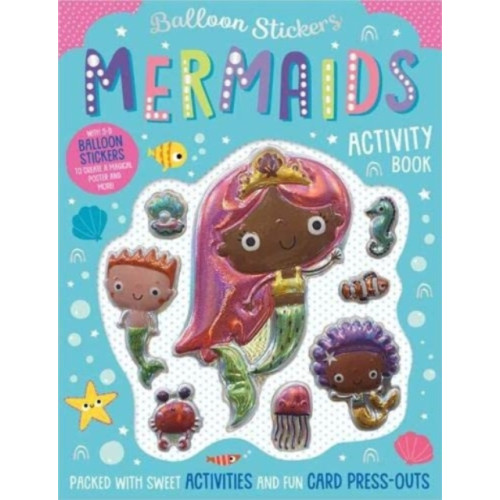 MAKE BELIEVE IDEAS Balloon Stickers Mermaids Activity Book (häftad, eng)
