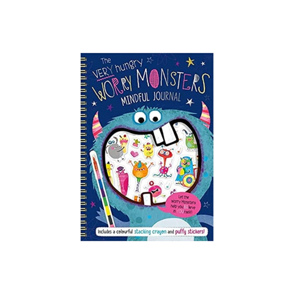 Produktbild för The Very Hungry Worry Monsters Mindful Journal (inbunden, eng)