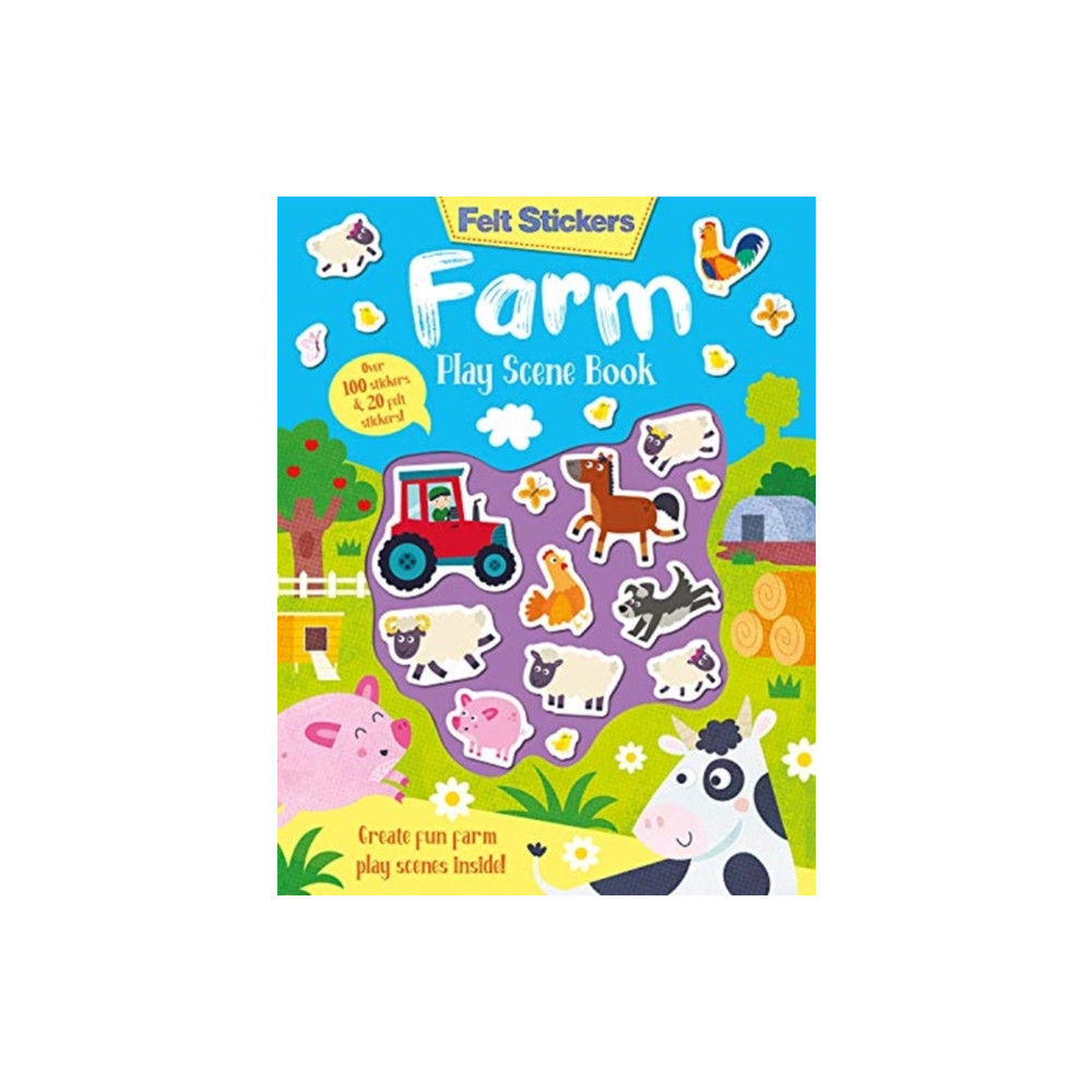 Produktbild för Felt Stickers Farm Play Scene Book (häftad, eng)