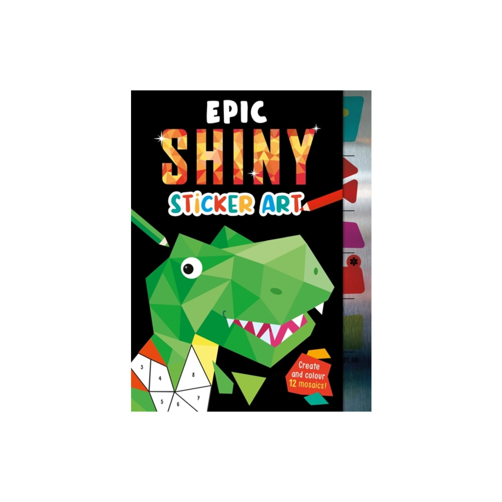 Produktbild för Epic Shiny Sticker Art (häftad, eng)