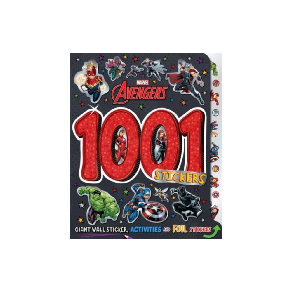 Produktbild för Marvel Avengers: 1001 Stickers (häftad, eng)