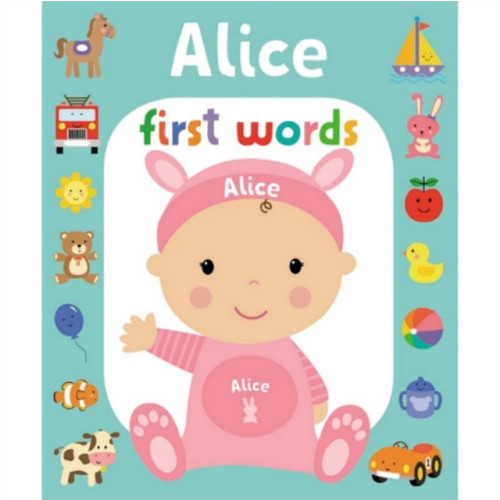 Gardners Personalisation First Words Alice (bok, board book, eng)