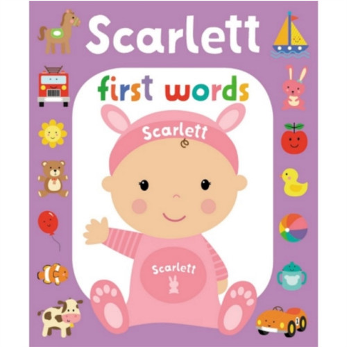 Gardners Personalisation First Words Scarlett (bok, board book, eng)