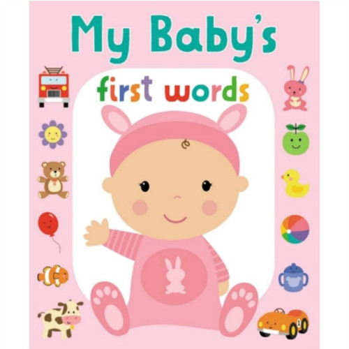 Gardners Personalisation First Words Girl (bok, board book, eng)