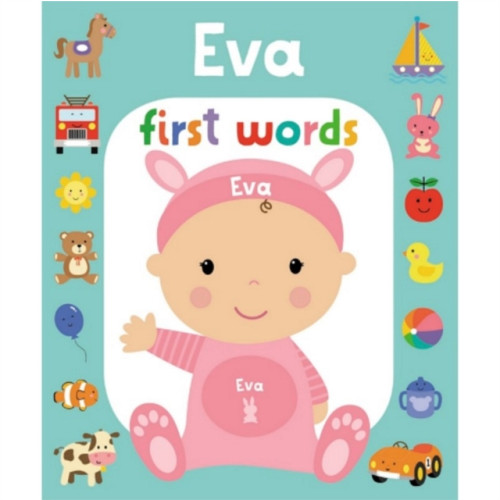 Gardners Personalisation First Words Eva (bok, board book, eng)