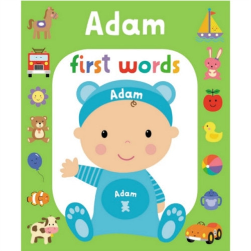 Gardners Personalisation First Words Adam (bok, board book, eng)