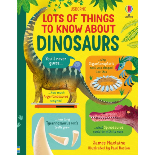 Usborne Publishing Ltd Lots of Things to Know About Dinosaurs (inbunden, eng)